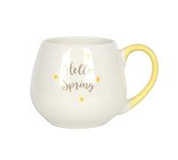 something different - Mug HELLO SPRING (Taille unique) (Blanc/Jaune)