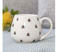 something different DP_08931 Tasse ronde Motif abeille Blanc 9 x 14 x 10 cm