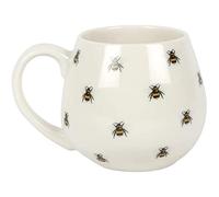 something different DP_08931 Tasse ronde Motif abeille Blanc 9 x 14 x 10 cm
