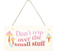 Something Different - Panneau à suspendre "Don't Trip Over The Small Stuff" SD6452 (Taille unique) (Blanc/Rose/Rouge)