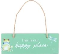 Something Different - Panneau à suspendre "This Is Our Happy Place" SD6742 (Taille unique) (Vert)