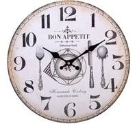 Something Different - Pendule murale 'Bon Appetit' (Taille unique) (Blanc) - UTSD1075 Blanc G