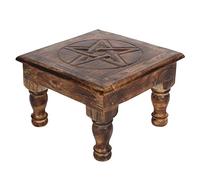 Something Different – Table d'autel Pentagramme – Bois Marron – Taille Unique