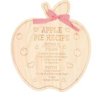 Something Different - Planche à servir "Apple Pie Recipe" - Bambou SD9881 (Taille unique) (bois clair/marron clair)