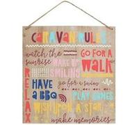 Something Different - Plaque décorative 'Caravan Rules' (Taille unique) (Multicolore) - UTSD1256 Multicolore G