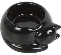 Something Different - Porte-bougie à réchaud, céramique, chat SD5479 (Taille unique) (Noir)