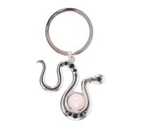 something different - Porte-clés SERPENTINE (Taille unique) (Argenté/Rose)