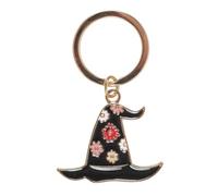 something different - Porte-clés SPOOKY BABE (Taille unique) (Noir/Jaune or)