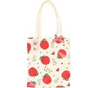 Something Different - Sac de transport, pomme, polyester/coton mélangé SD9833 (taille unique) (Blanc/Rouge)