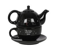 Something Different - Set de thé THE FORTUNE TELLER TEA FOR ONE (Taille unique) (Noir/Blanc/Doré)
