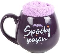 Something Different - Set tasse/chaussettes "Spooky Season" SD5982 (Taille unique) (Violet/Lilas)