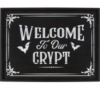 Something Different - Tableau "Welcome To Our Crypt", MDF SD4781 (Taille unique) (Noir)