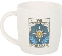 Something Different - Tasse à café "Tarot", "The Star" SD9907 (9,2 cm x 8,7 cm x 12,2 cm) (Blanc)
