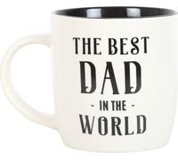 Something Different - Tasse à café "The Best Dad In The World" SD5573 (Taille unique) (Blanc/Noir)