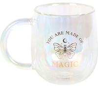 Something Different - Tasse à café "You Are Made Of Magic", chatoyante, verre SD6687 (taille unique) (Transparent)