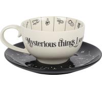 Something Different - Tasse à thé "Fortune Telling", céramique SD3464 (Taille unique) (Blanc/Noir)