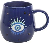 Something Different - Tasse avec changement de couleur, œil qui voit tout SD4842 (taille unique) (Bleu)