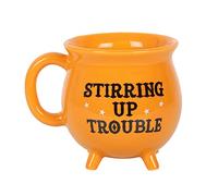 Something Different Tasse Stirring Up Trouble Ceramic Orange Cauldron Orange