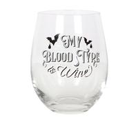 Something Different - Verre à vin sans pied MY BLOOD TYPE IS WINE (SD4806)