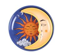 Something Different Wholesale Bol à bijoux céleste soleil radiant et croissant de lune - Ensemble cosmique empilable pour bijoux - Décoration d'intérieur - Porte-bijoux soleil et lune