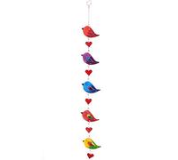Something Different Wholesale Guirlande d'oiseaux (6/18), Multicolore, 7 x 27,5 x 0,5 cm