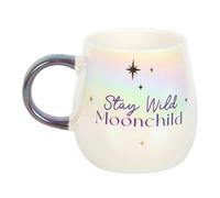 Something Different Wholesale Mug rond « Stay Wild Moon » pour enfant - lueur opalescente, cadeau vagabond libre d'esprit