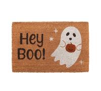 Something Different Wholesale Paillasson Hey Boo' Ghost : design charmant, construction durable en fibre de coco, fonctionnalité polyvalente - ajoute une touche ludique à n'importe quelle entrée