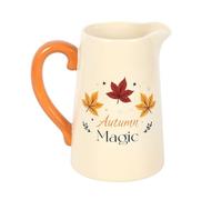 Something Different Wholesale Pichet à fleurs magique d'automne en céramique, décoration saisonnière élégante pour arrangements frais ou secs, accent d'automne polyvalent, design intemporel pour la