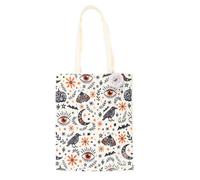 Something Different Wholesale Sac fourre-tout à imprimé folklorique effrayant | Sac de courses spacieux réutilisable | Thème d'Halloween