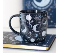 Something Different Wholesale Tasse à café et thé en céramique Motif lune bleue
