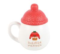 Something Different Wholesale Tasse Sweater Weather avec Couvercle en Céramique -