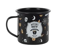 something different Witches Brew Mug en émail Blanc 325 ml