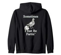 Sometimes I Be Fartin' Pigeon, graphisme rétro du Rat du Ciel Sweat à Capuche