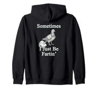 Sometimes I Be Fartin' Pigeon, graphisme rétro du Rat du Ciel Sweat à Capuche