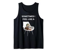 Sometimes I Feel Like A Sitting Duck Humour for Animal Lovers Débardeur