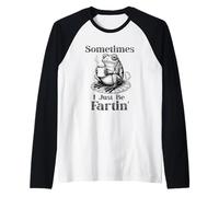 Sometimes I Just-Be Fartin' Frog Meme Retro Vintage Manche Raglan