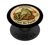 Sometimes I Just Be Fartin' Frog Vintage PopSockets PopGrip Adhésif