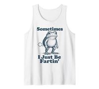 Sometimes I Just Be Fartin Funny Frog Fart Joke Meme Débardeur