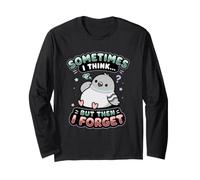 Sometimes I Think But Then I Forget Humour Sarcastique drôle Manche Longue