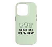 Sometimes I Wet My Plants Jardinier de Jardin Amusant Coque pour iPhone 14 Pro