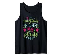 Sometimes Wet My Plants Jardinier amusant pour les amateurs de plantes Débardeur