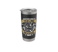 Sometimes When I'm Feeling Woodworker Menuisier Menuisier Gobelet isotherme en acier inoxydable double paroi