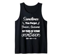 Sometimes You Forget You're Awesome So This Inspirational Débardeur
