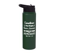 Sometimes You Forget You're Awesome SO THIS Inspirational Stainless Steel Insulated Water Bottle