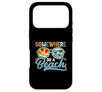 Somewhere on Beach Funny Summer Beach Family Vacances Coque pour iPhone 17 Pro