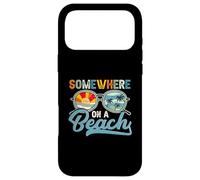Somewhere on Beach Funny Summer Beach Family Vacances Coque pour iPhone 17 Pro Max