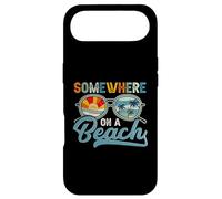 Somewhere on Beach Funny Summer Beach Family Vacances Coque pour iPhone Air