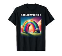 Somewhere Over The Rainbow Chemise pour femme, arc-en-ciel amusant T-Shirt