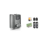 Somfy 1241520 - Motorisation professionnelle Elixo 3S M io - Pack confort pour portail coulissant - Livrée avec 2 télécommandes, feu orange, photocellules et batterie de secours