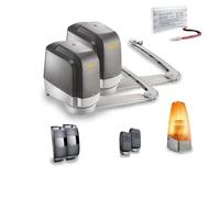 SOMFY 1241771 - Motorisation à bras Lockyvia Essential RTS pour portail battant - 2 télécos, feu orange, batterie et photocellules